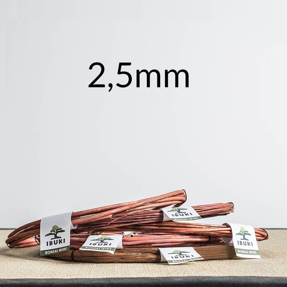 25mm 1 Copper Bonsai Wire 3,0mm 500g   Image of 25mm 1