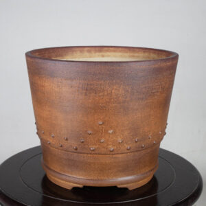 bonsai pot 1 10 300x300 Hand made IBUKI bonsai pot by Mariusz Folda. Size: 29 x 25 x 18,5 cm high.   Image of bonsai pot 1 10 300x300