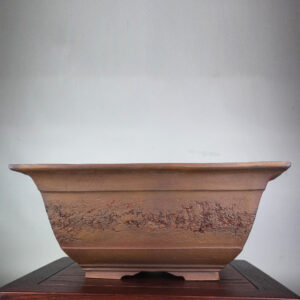 bonsai pot 1 39 300x300 Hand made IBUKI bonsai pot by Mariusz Folda. Size: 44,5 x 33 x 12 cm high.   Image of bonsai pot 1 39 300x300