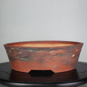 bonsai pot 1 25 300x300 Hand made IBUKI bonsai pot by Mariusz Folda. Size: 36 x 29 x 11 cm high   Image of bonsai pot 1 25 300x300