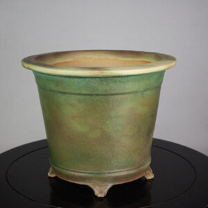 bonsai pot 1 31 300x300 Hand made IBUKI bonsai pot by Mariusz Folda. Size: 26 x 21 x 7,5 cm high.   Image of bonsai pot 1 31 300x300