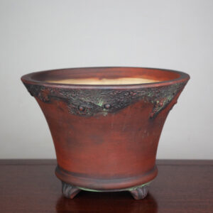 bonsai pot 1 4 300x300 Hand made IBUKI bonsai pot by Mariusz Folda. Size: 27 x 19,5 x 6,5 cm high   Image of bonsai pot 1 4 300x300