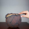 bonsai pot 8 3 Hand made IBUKI bonsai pot by Mariusz Folda. Size: 15 x 15 cm high.   Image of bonsai pot 8 3