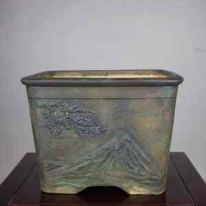 bonsai pot 1 2 300x300 Hand made IBUKI bonsai pot by Mariusz Folda. Size: 27 x 19,5 x 6,5 cm high   Image of bonsai pot 1 2 300x300
