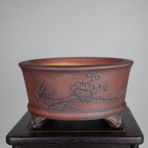 bonsai pot 1 300x300 Hand made IBUKI bonsai pot by Mariusz Folda. Size: 26 x 18 cm high.   Image of bonsai pot 1 300x300