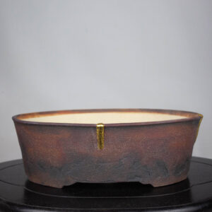 bonsai pot 1 18 300x300 Hand made IBUKI bonsai pot by Mariusz Folda. Size: 36 x 13 cm high   Image of bonsai pot 1 18 300x300