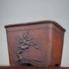 bonsai pot 3 5 Hand made IBUKI bonsai pot by Mariusz Folda. Size:  23 x 22,5 x 16 cm high.   Image of bonsai pot 3 5