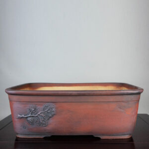 bonsai pot 1 1 300x300 Hand made IBUKI bonsai pot by Mariusz Folda. Size: 22,5 x 21,5 x 17 cm high.   Image of bonsai pot 1 1 300x300